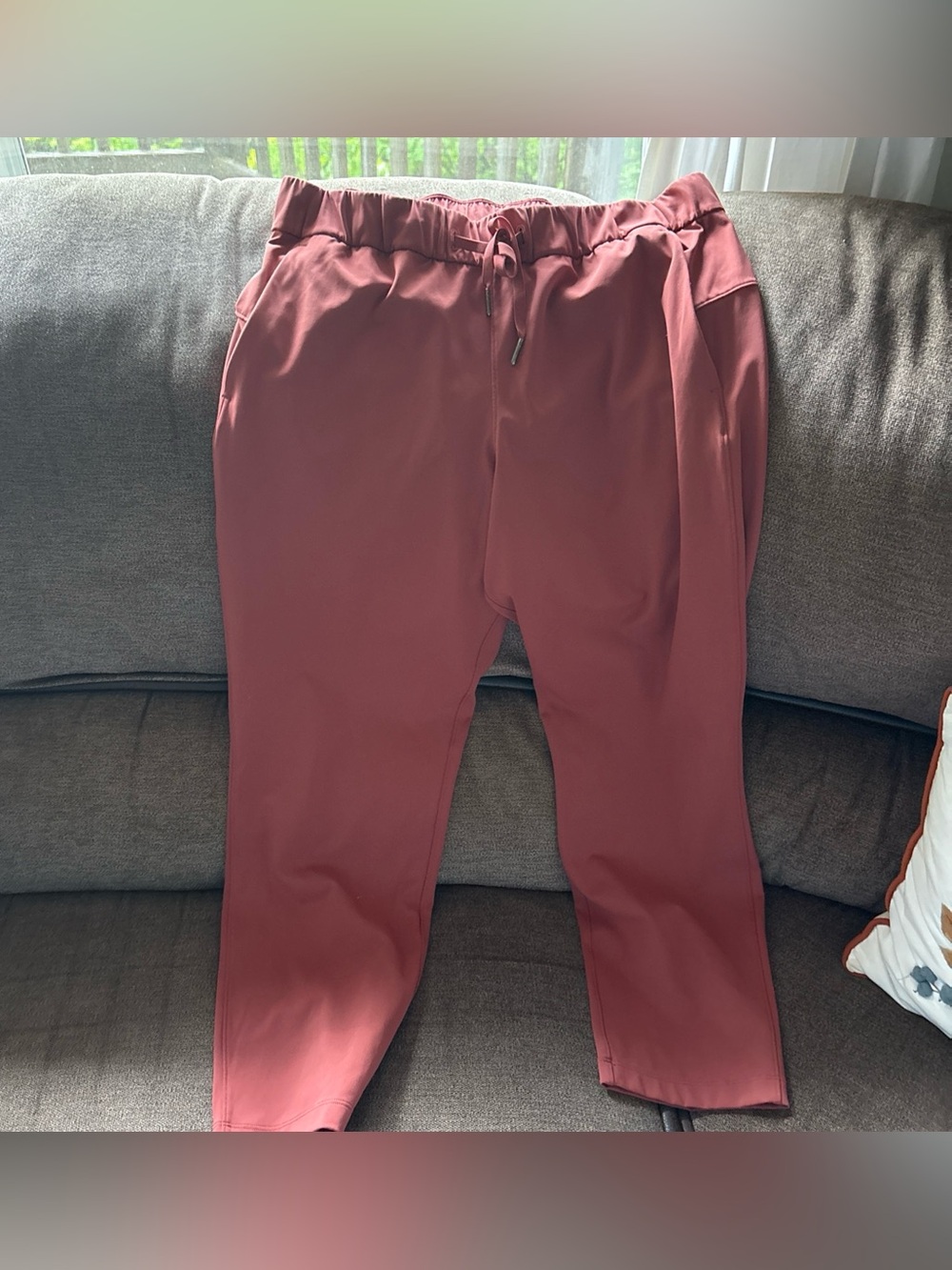 Lululemon On the Fly 7/8 Pant Luxtreme Rustic Clay Size 10 W5BPNS New! Read